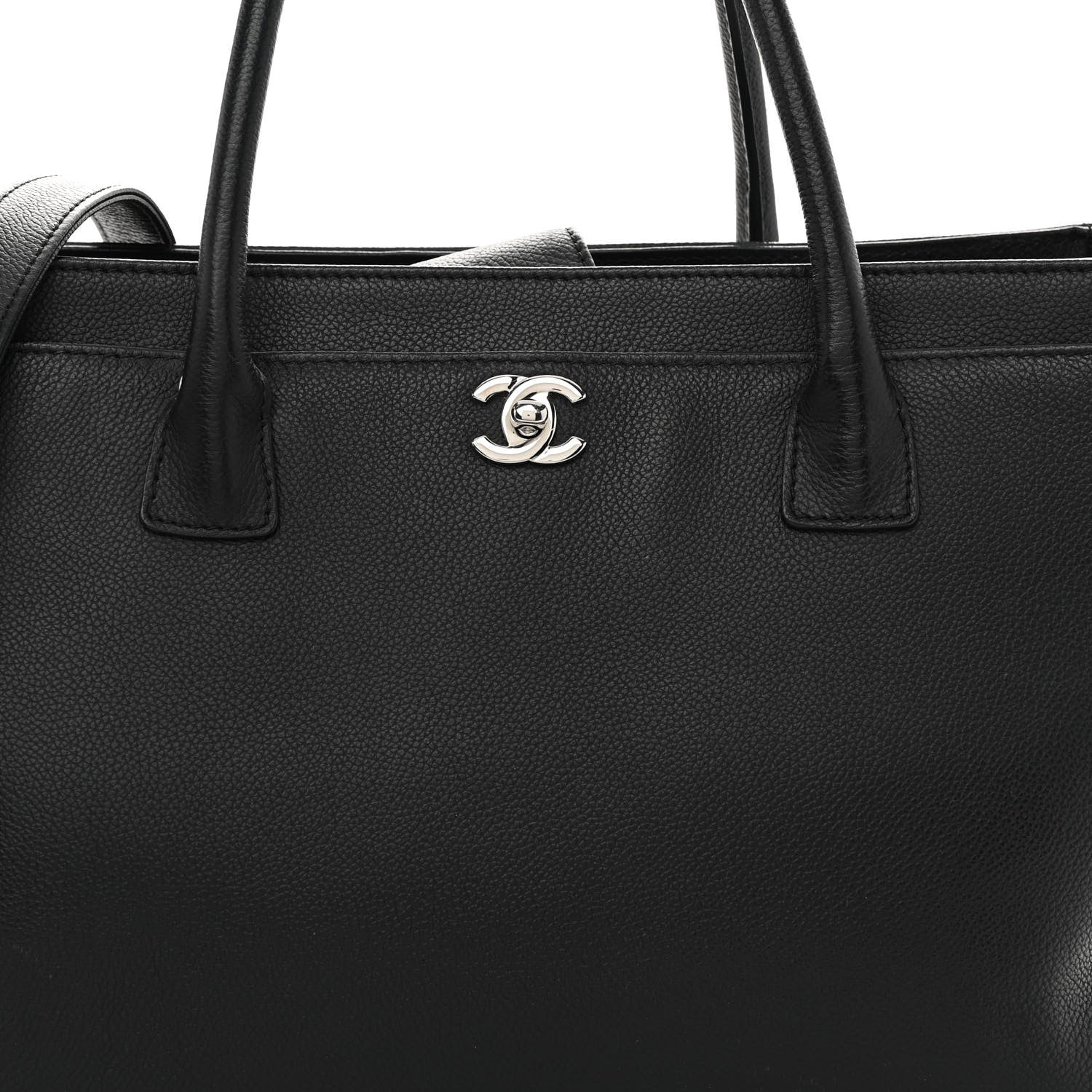 Chanel Caviar Cerf Executive Shopper Tote Black 8 of 10