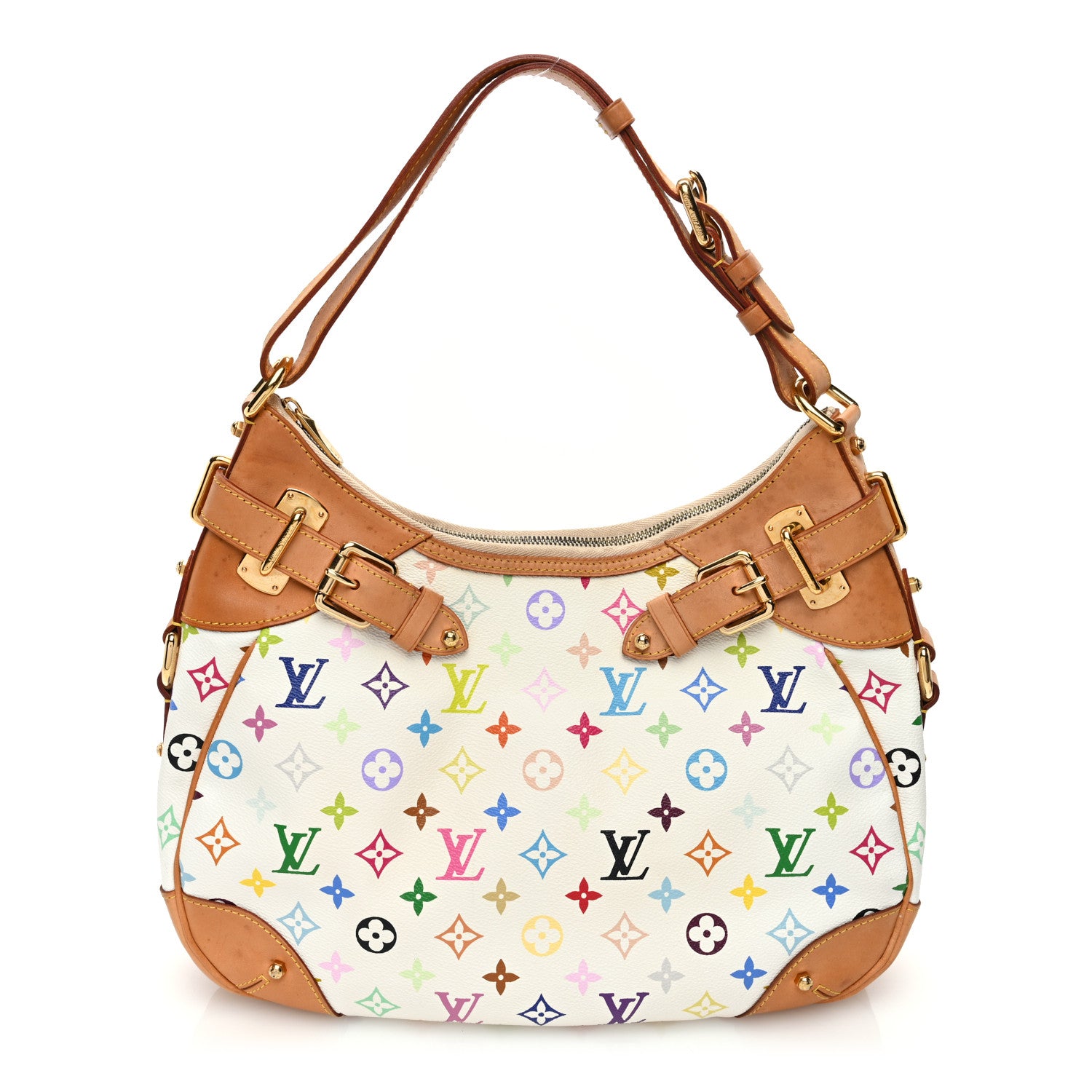 Louis Vuitton LOUIS VUITTON Monogram Multicolor Greta White 1 of 17
