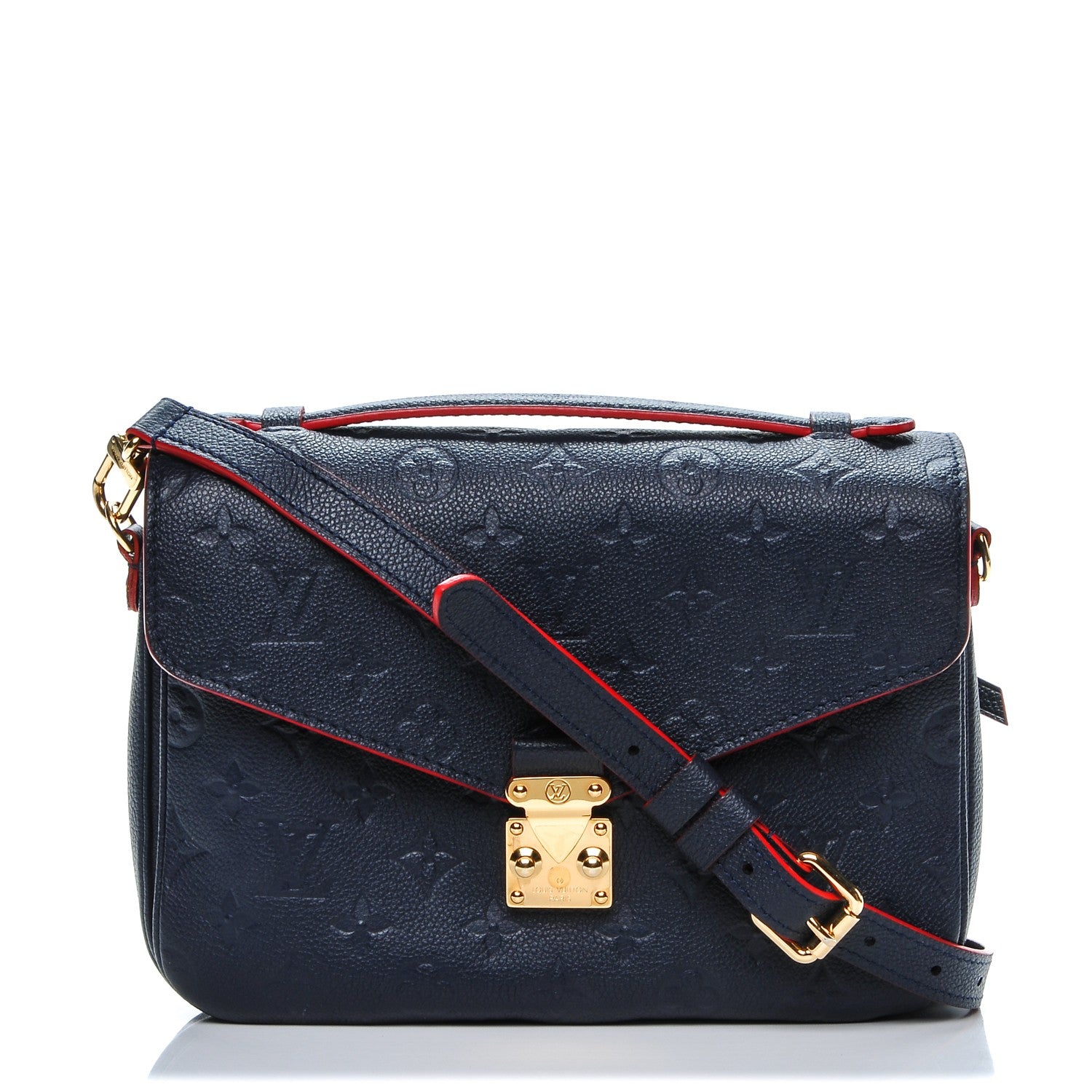 Louis Vuitton Empreinte Pochette Metis Marine Rouge 1 of 6