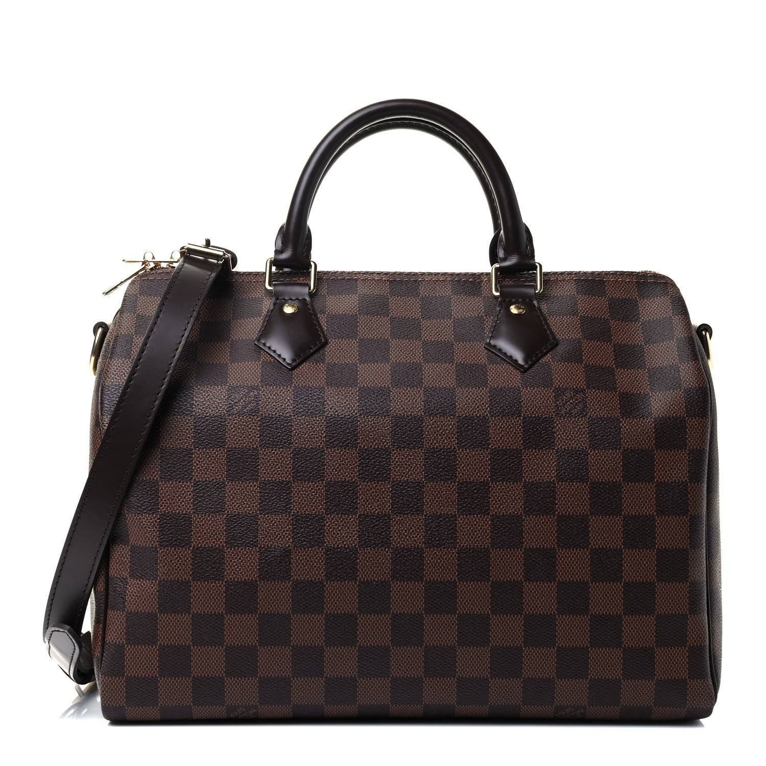 Louis Vuitton Damier Ebene Speedy Bandouliere 30 2 of 8