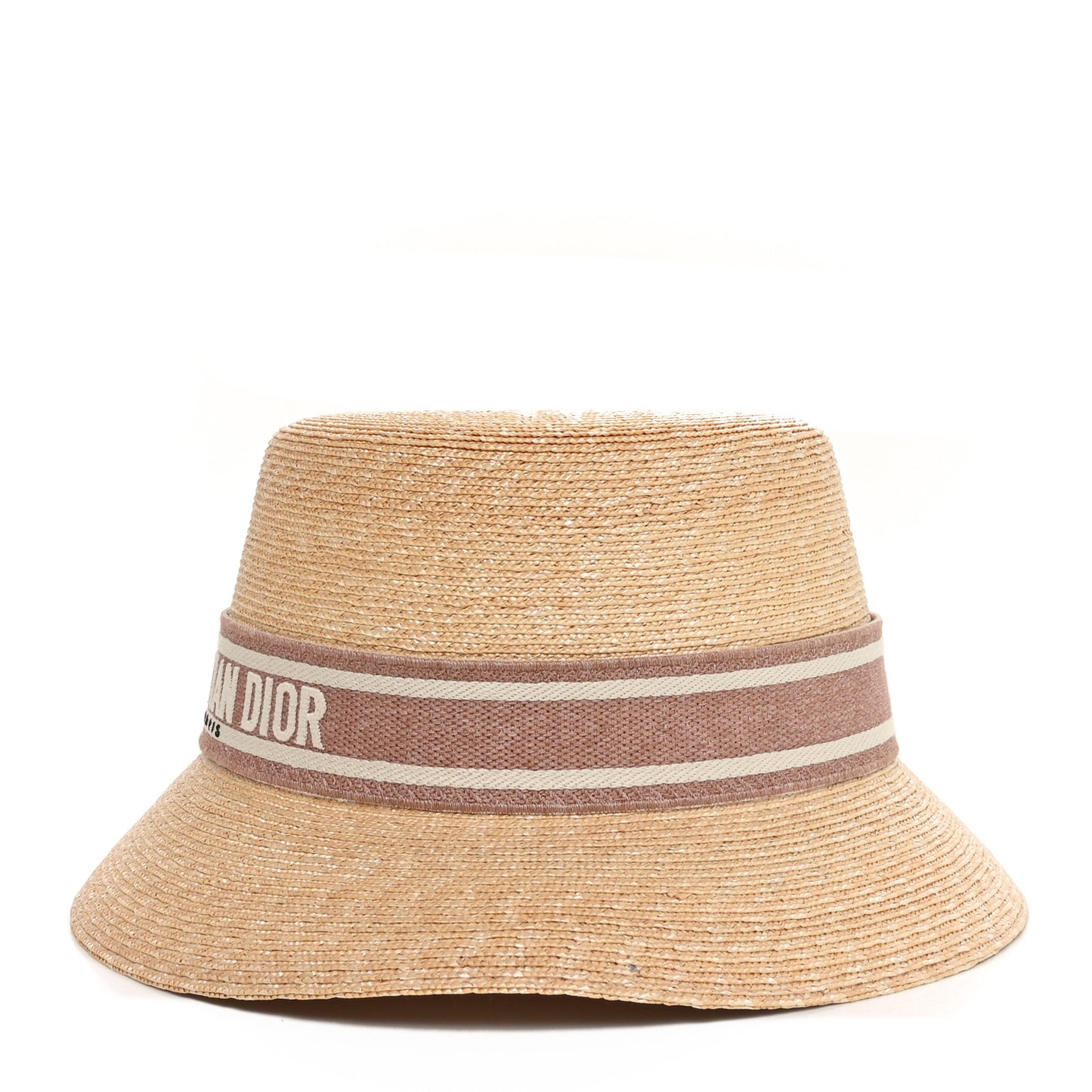 Straw Bucket Hat 57 Natural Rose Des Vents