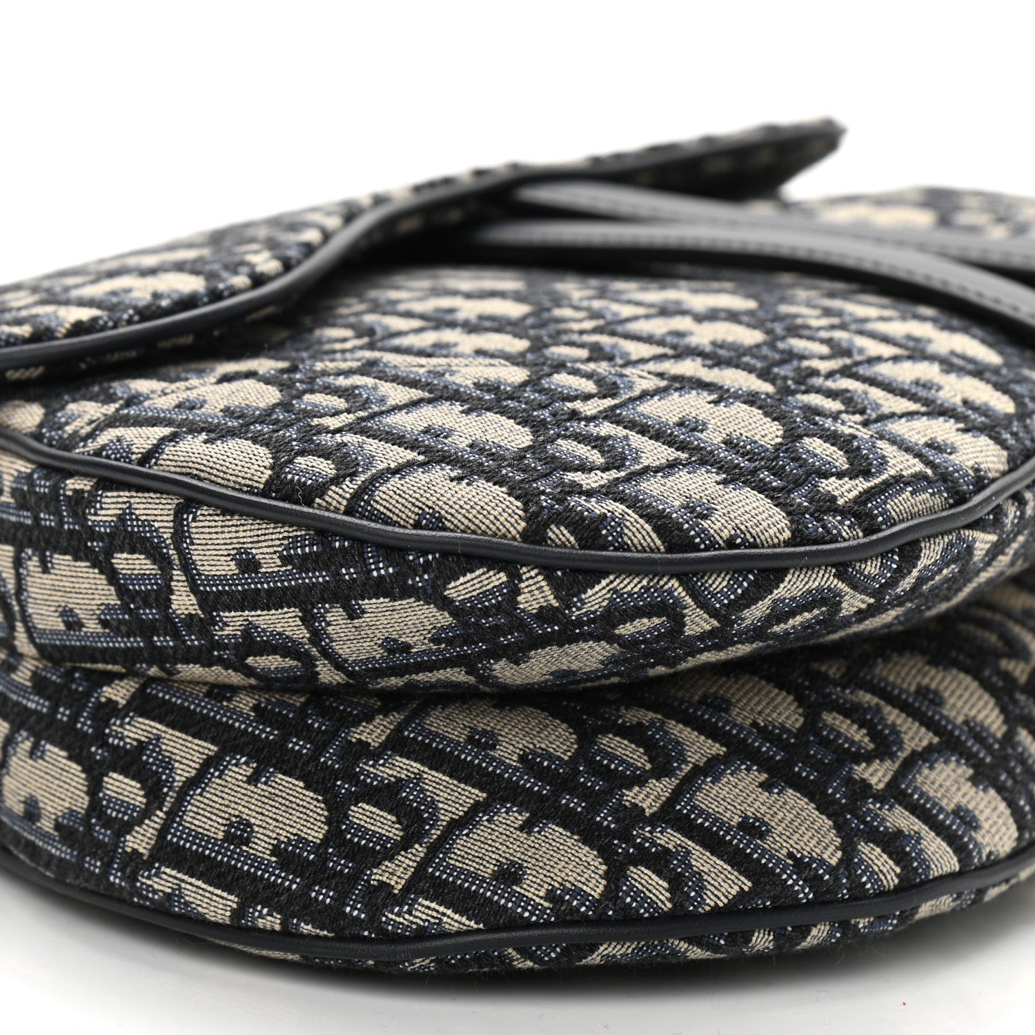 Christian Dior Oblique Saddle Bag Blue 9 of 11