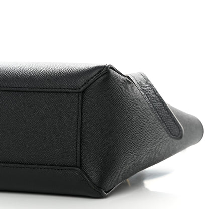 Celine Grained Calfskin Nano Belt Bag Black 10 of 11