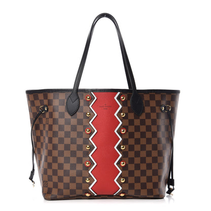 Louis Vuitton Damier Ebene Karakoram Neverfull MM 1 of 10