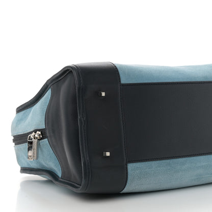 Loewe Suede Calfskin Amazona Blue Black 8 of 19
