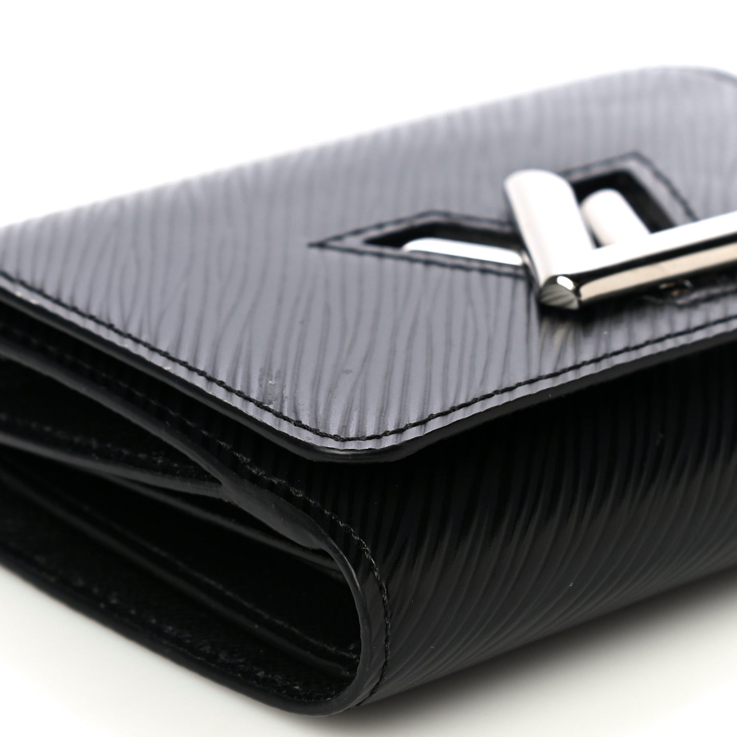 Epi Twist Compact Wallet Black