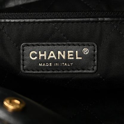 Chanel Calfskin Quilted Small Chanel 22 Black 7 of 11