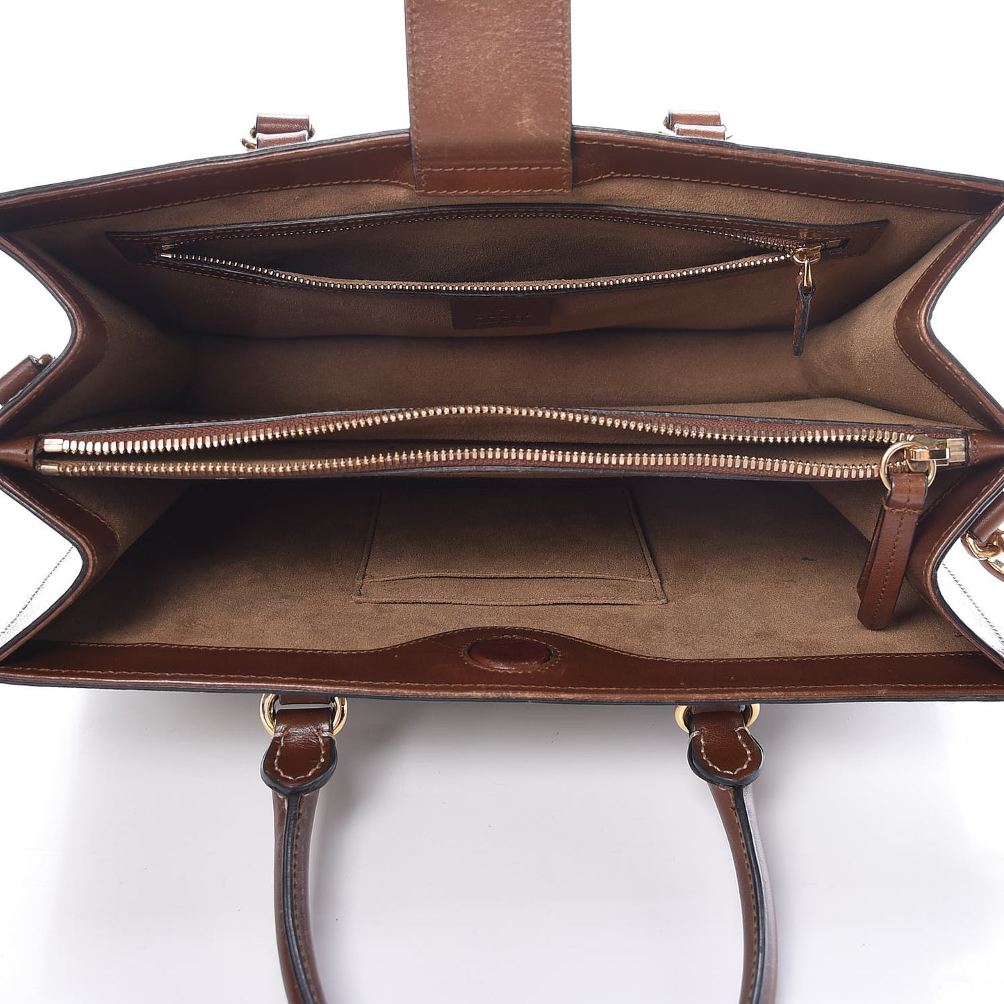 GG Supreme Monogram Small Top Handle Bag Beige Tuscany