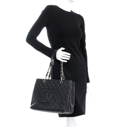 Chanel Caviar Quilted Grand Shopping Tote GST Black 2 of 14