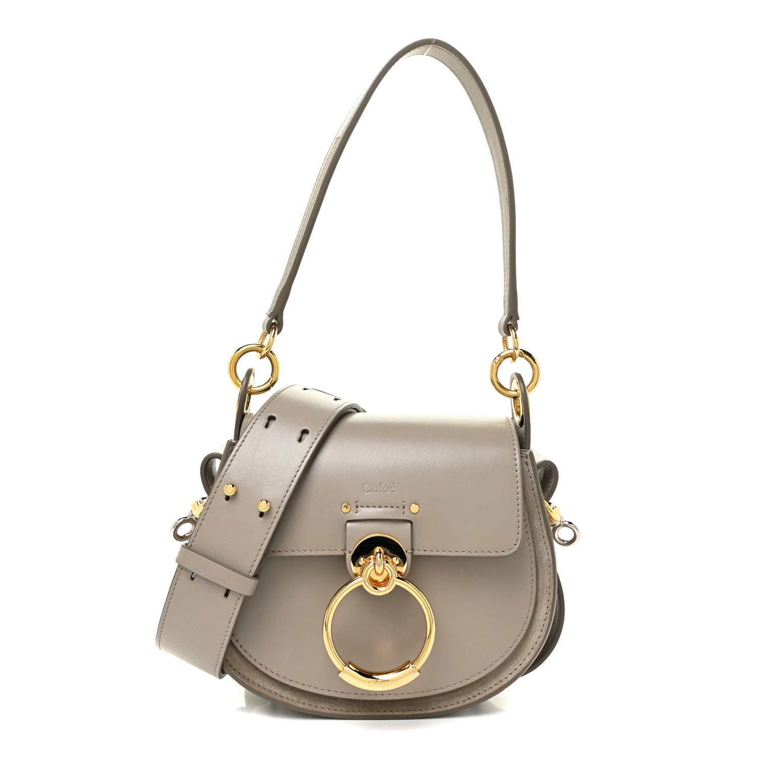 Chloe Calfskin Small Tess Bag Motty Grey 1 of 17