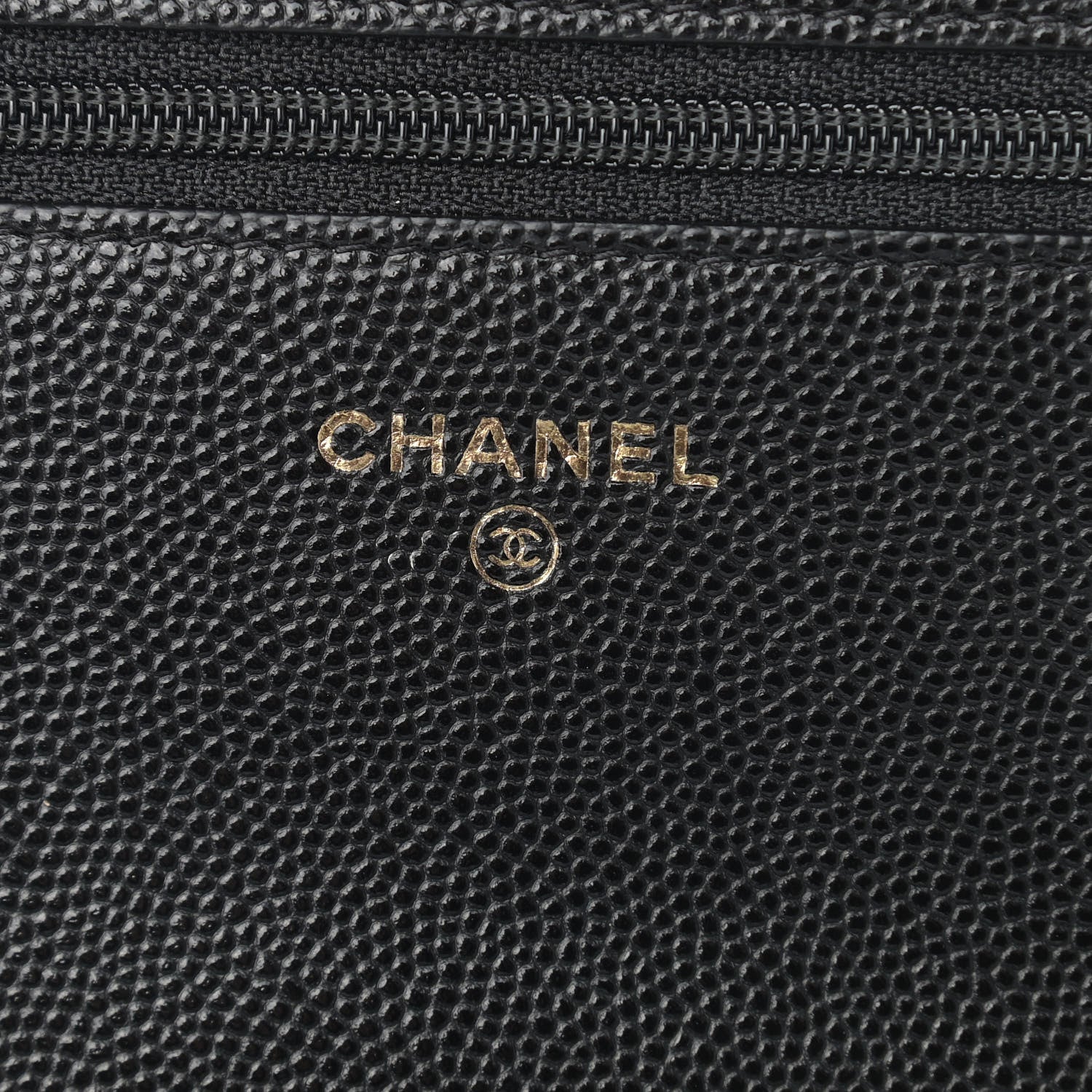 Chanel Caviar Quilted Boy Wallet On Chain WOC Black 6 of 11