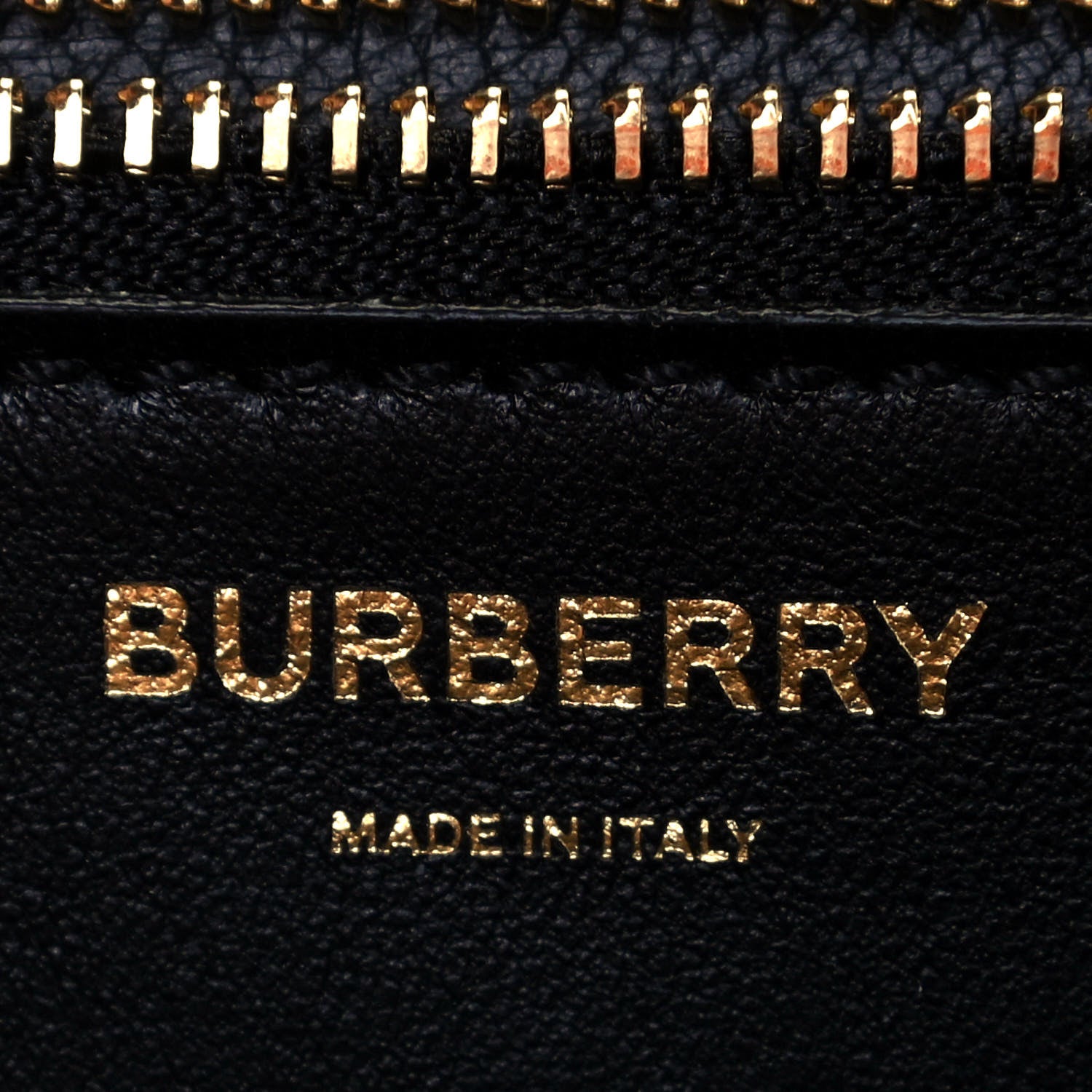 Burberry Grained Calfskin Medium TB Bag Black 6 of 9