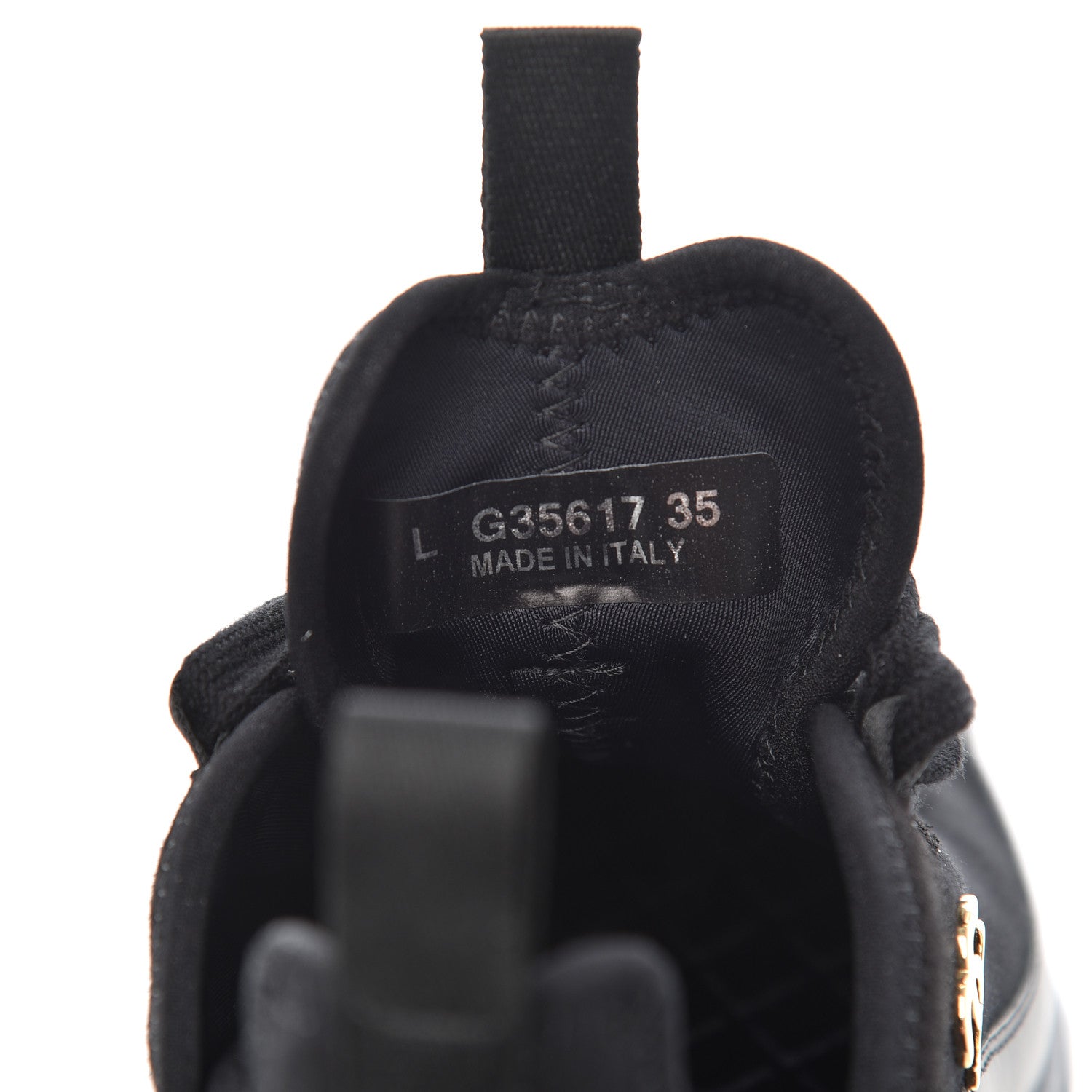 Chanel Velvet Calfskin Mixed Fibers CC Sneakers 35 Black 8 of 11
