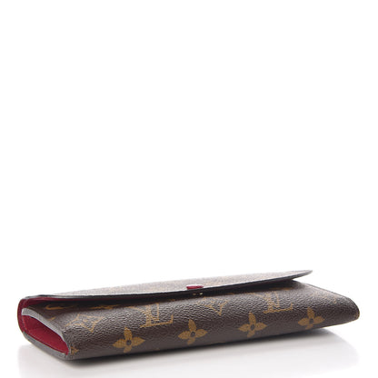 Louis Vuitton Monogram Emilie Wallet Fuchsia 4 of 9