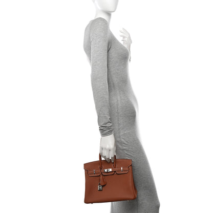 Hermes Togo Birkin 25 Gold 2 of 11