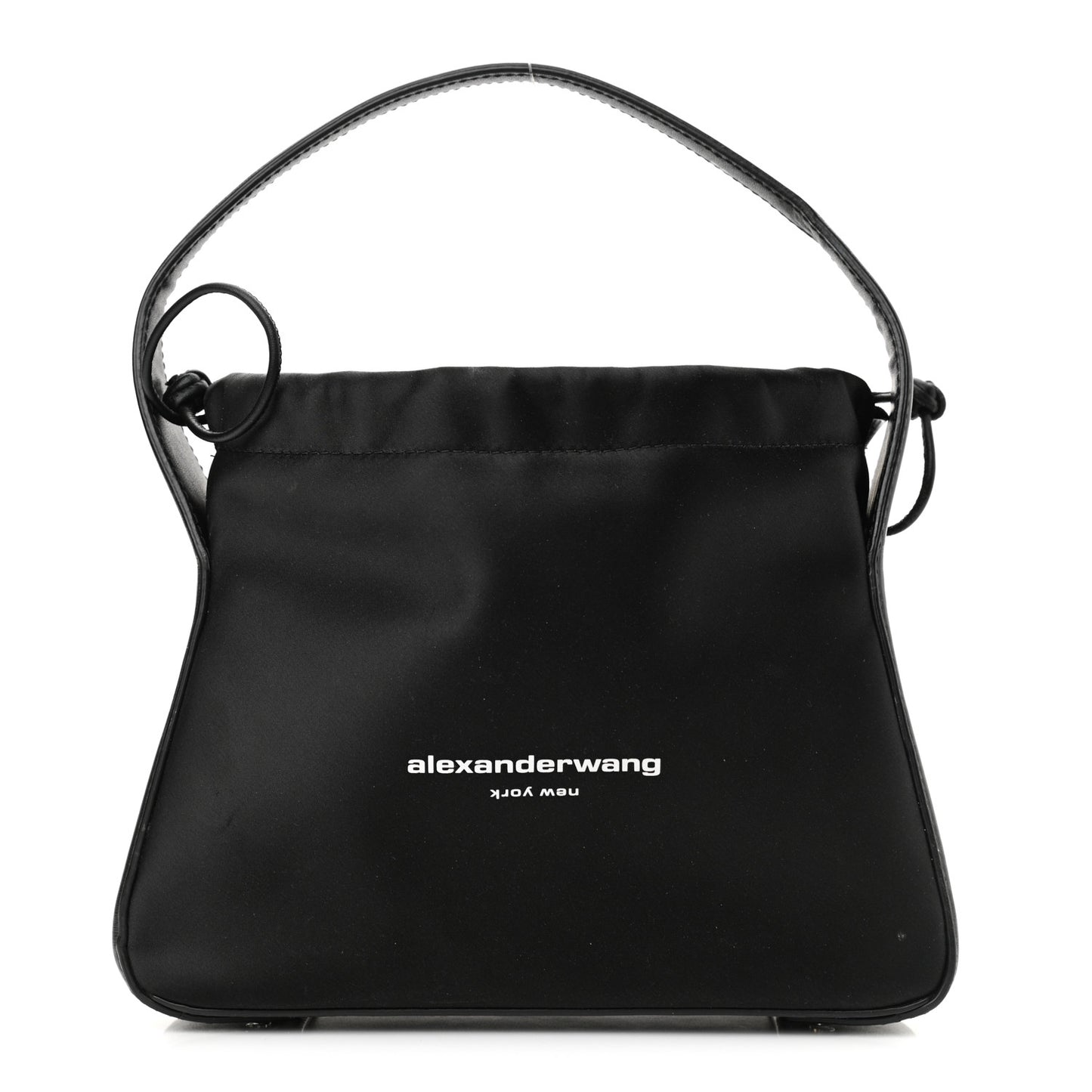 Lambskin Nylon Small Ryan Bag Black