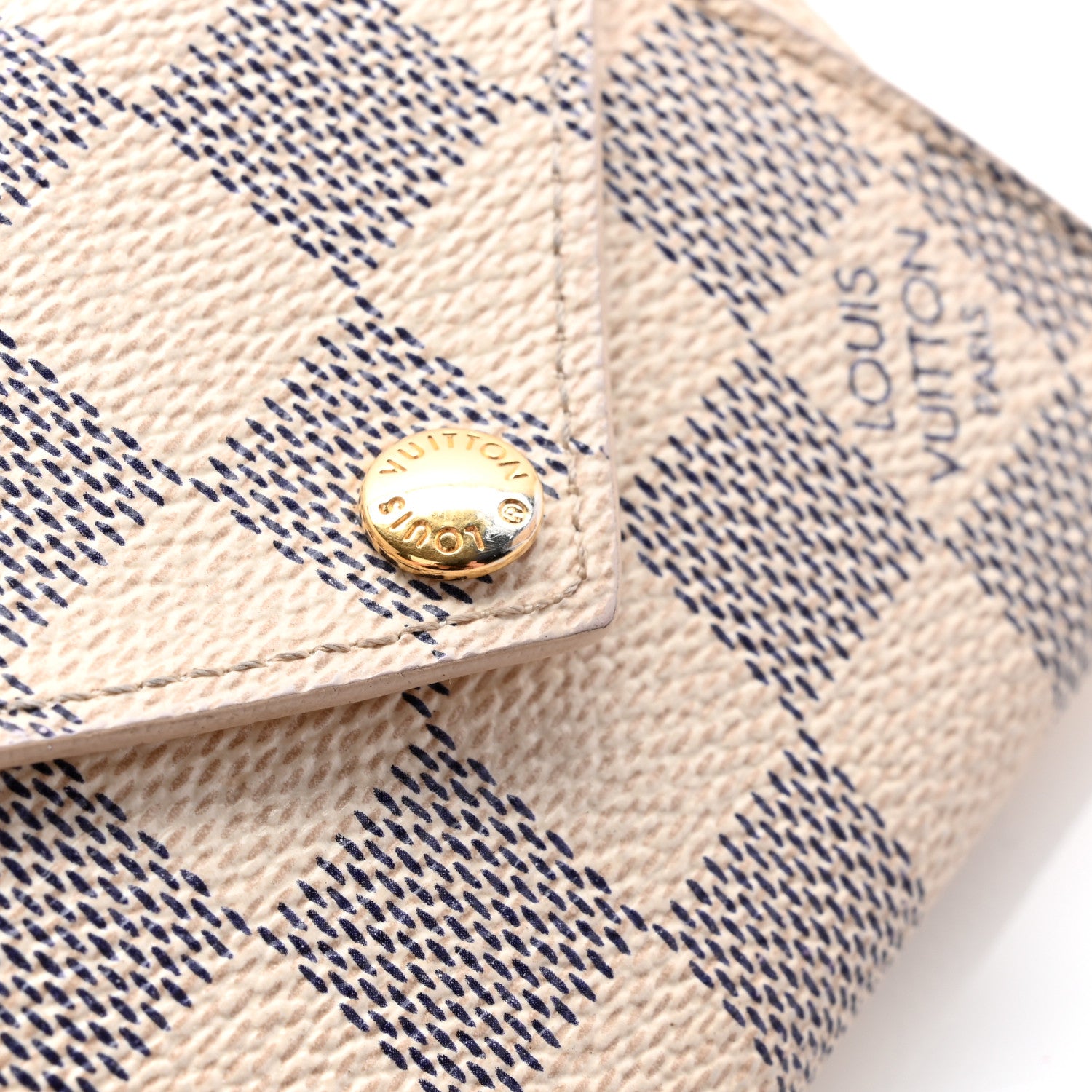 Louis Vuitton Damier Azur Compact Origami Wallet 8 of 17