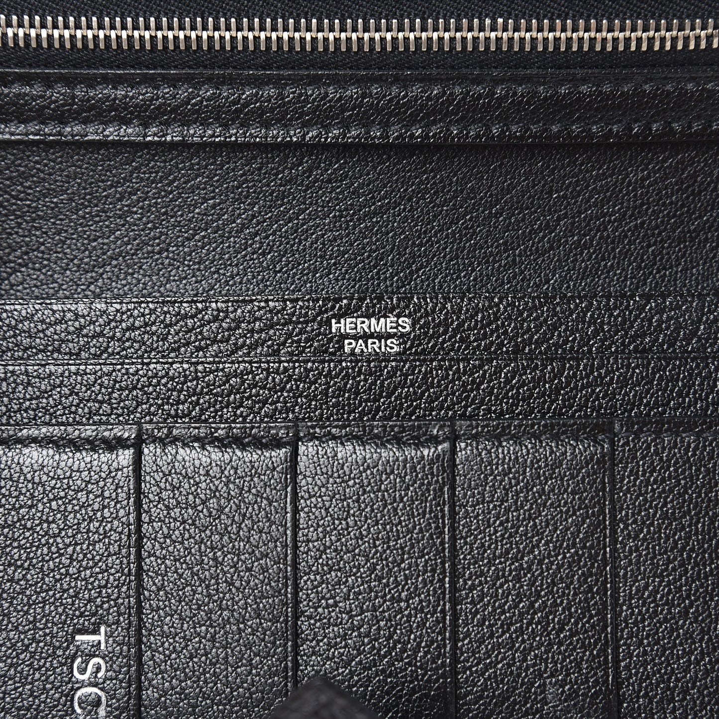 Lizard Bearn Gusset Wallet Black