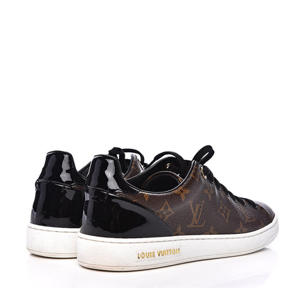 Louis Vuitton Patent Monogram Frontrow Sneakers 37.5 4 of 10