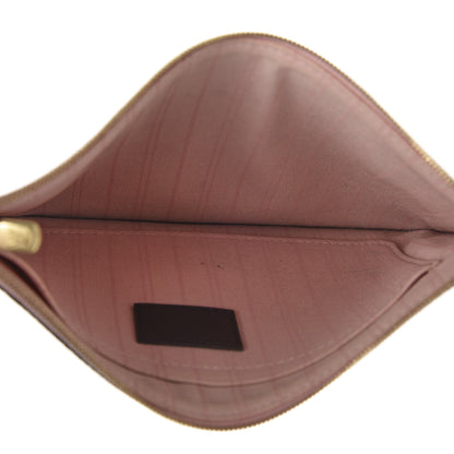 Louis Vuitton Damier Ebene Neverfull MM GM Pochette Rose Ballerine 5 of 10