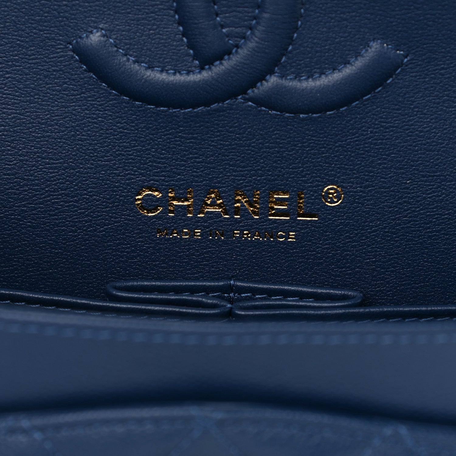 Chanel Caviar Quilted Small Double Flap Dark Blue 6 of 10