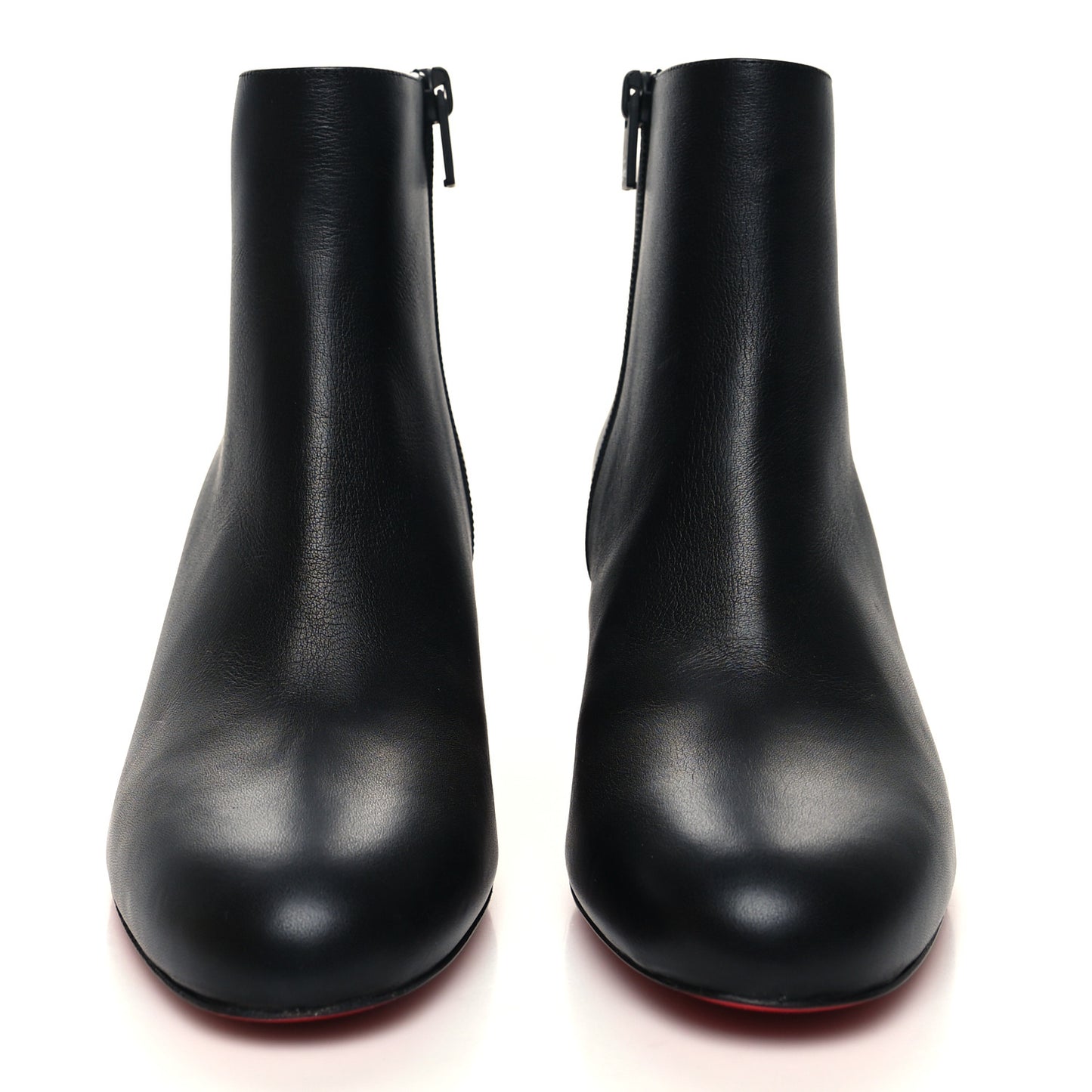 Calfskin Turela 55 Ankle Boots 36 Black