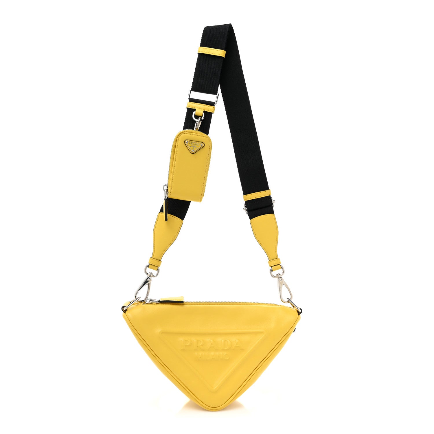 Prada Grace Lux Triangle Shoulder Bag Sole 1 of 9
