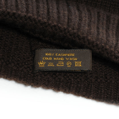 Louis Vuitton Cashmere Monogram Beanie Hat Brown 5 of 5