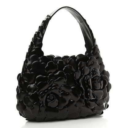 Valentino Garavani Nappa Atelier 03 Rose Edition Small Hobo Black 3 of 9
