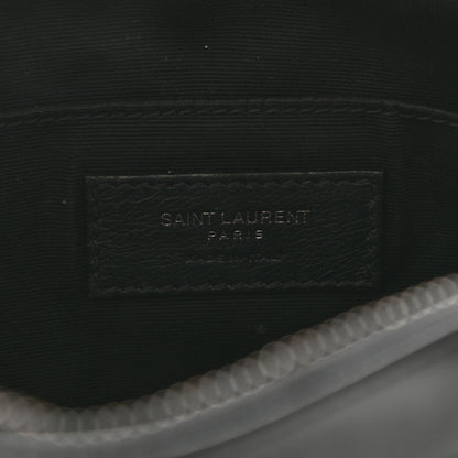 Saint Laurent Calfskin Matelasse Monogram Lou Camera Bag Black 6 of 11