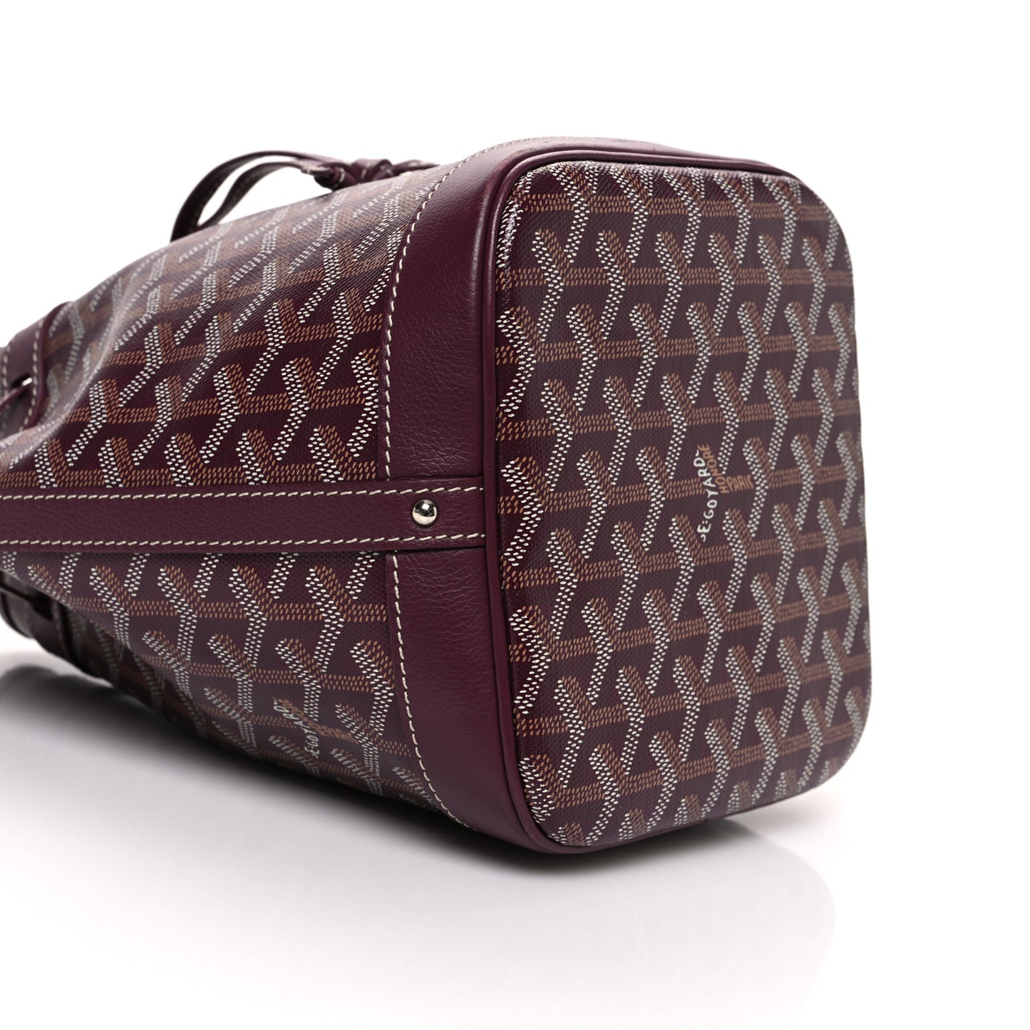 Goyardine Petit Flot Bucket Bag PM Burgundy