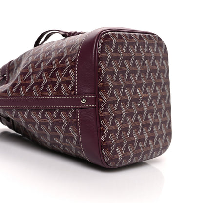 Goyard Goyardine Petit Flot Bucket Bag PM Burgundy 8 of 10