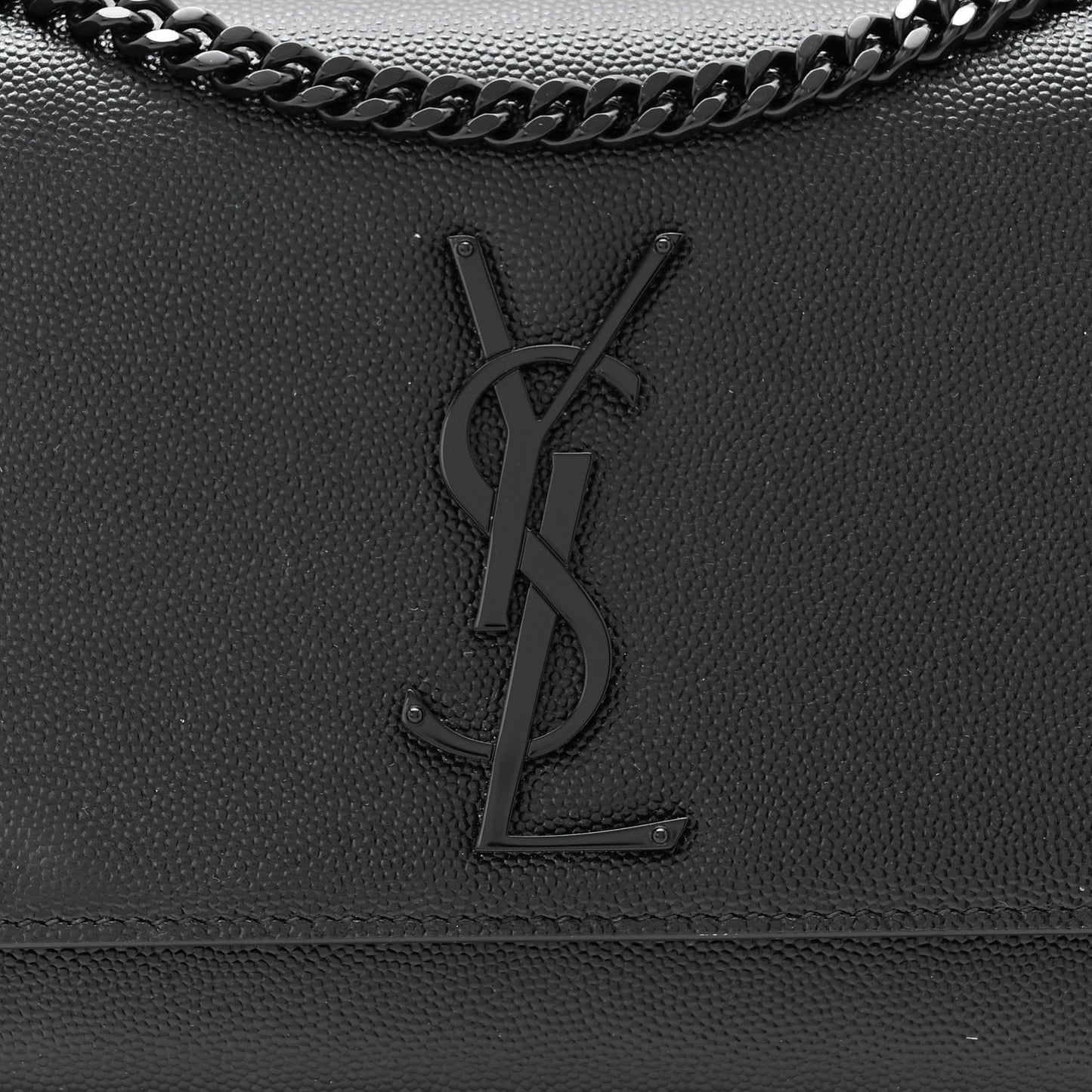 Grain De Poudre Small Monogram Kate Satchel Black
