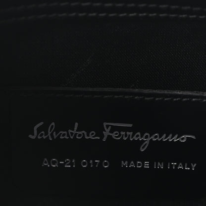 Salvatore Ferragamo Soft Calfskin Gancini Hobo Black 6 of 9