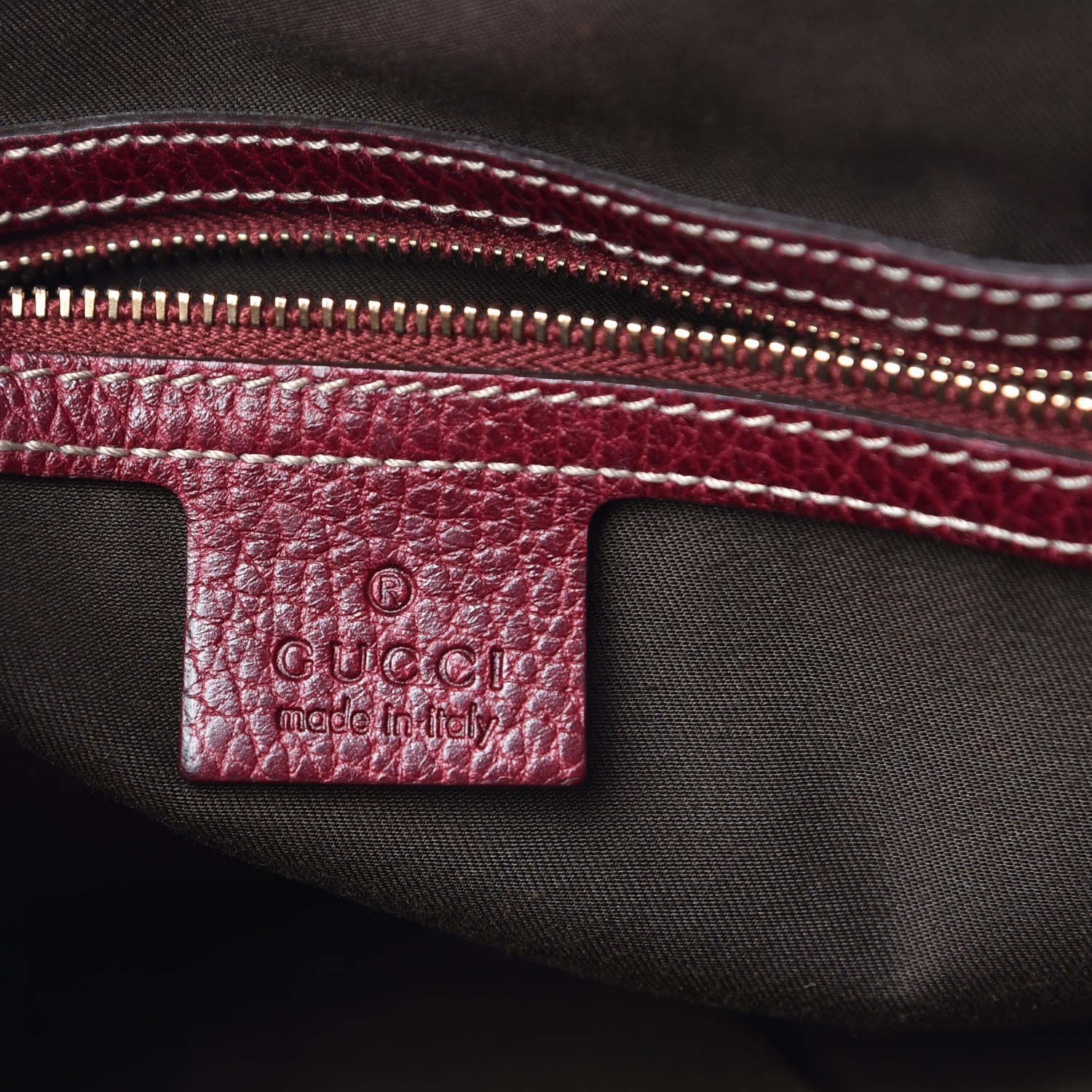 Gucci Monogram Medium Aviatrix Boston Ebony Bordeaux 6 of 11