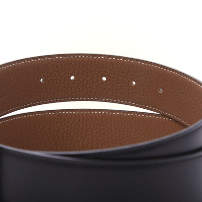 Hermes Box Togo 38mm H Belt 80 Black Gold 3 of 6