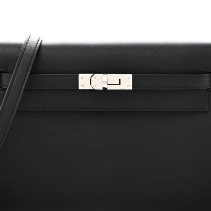 Hermes Swift Kelly Danse Anate Fringed Belt Bag Black 8 of 11