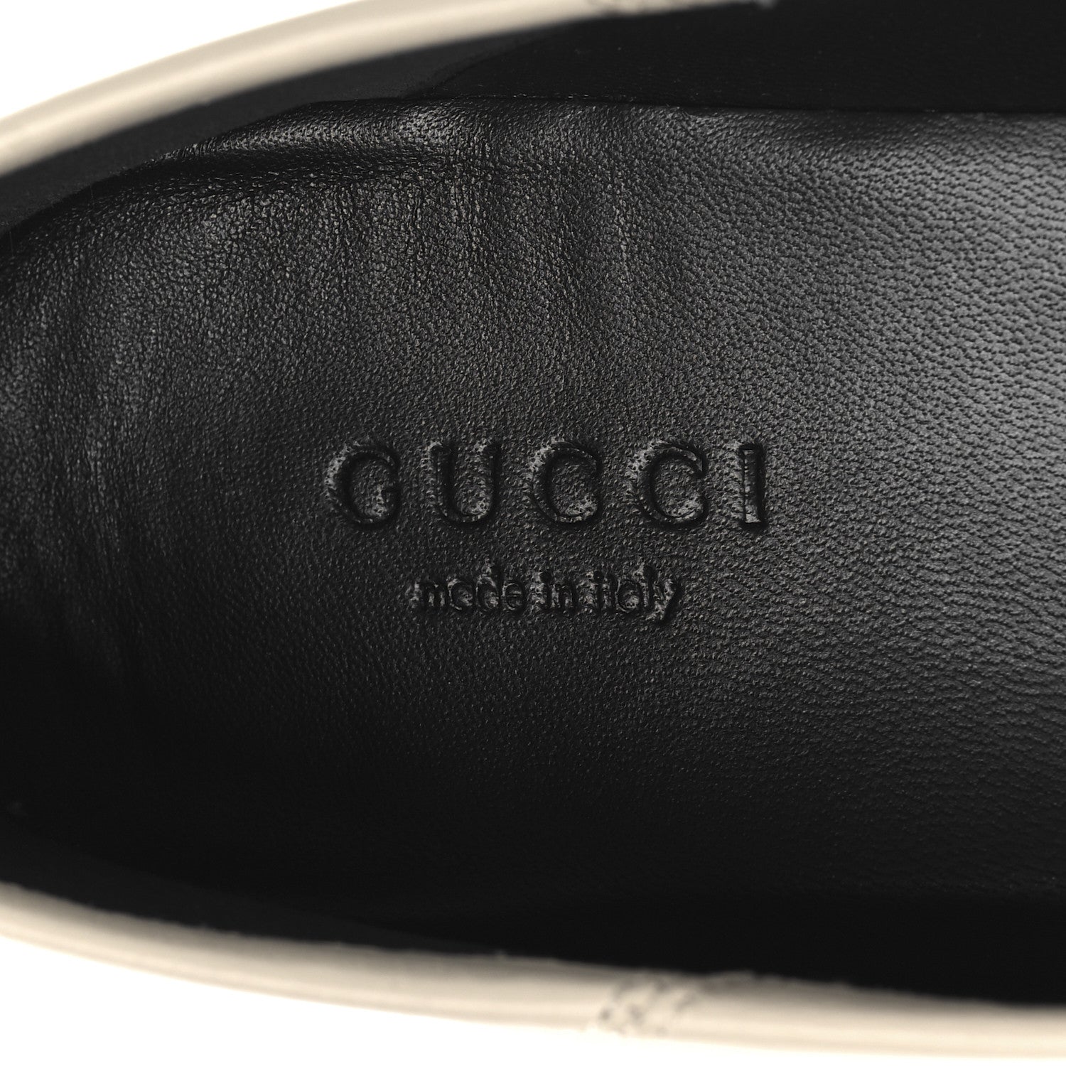 Gucci Malaga Kid Crystal Horsebit Womens Jordaan Loafers 39 Mystic White 9 of 11