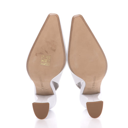 Bottega Veneta Nappa Almond Slingback Pumps 37 Ivory 7 of 11