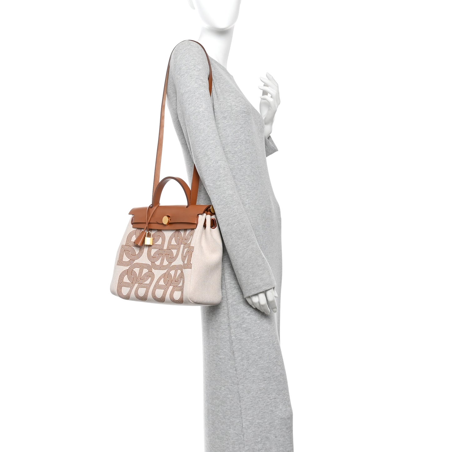 H Plume Canvas Vache Hunter Circuit 24 Herbag Zip Retourne 31 Fauve Ecru Beige