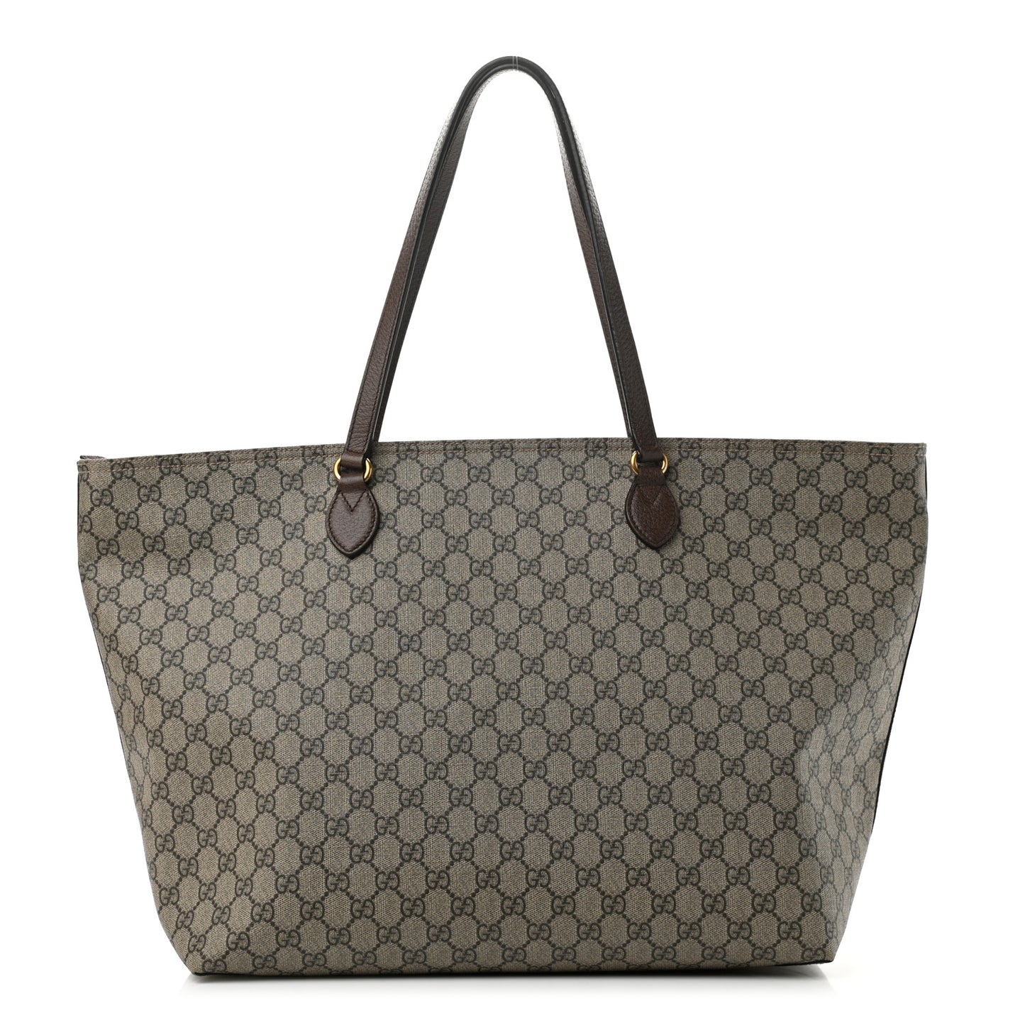 GG Supreme Monogram Medium Ophidia Shopping Tote Ebony