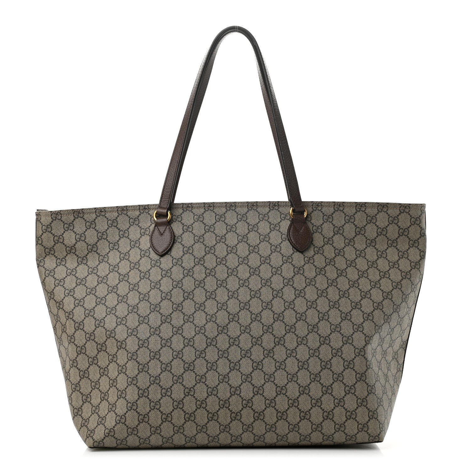 Gucci GG Supreme Monogram Medium Ophidia Shopping Tote Ebony 1 of 10
