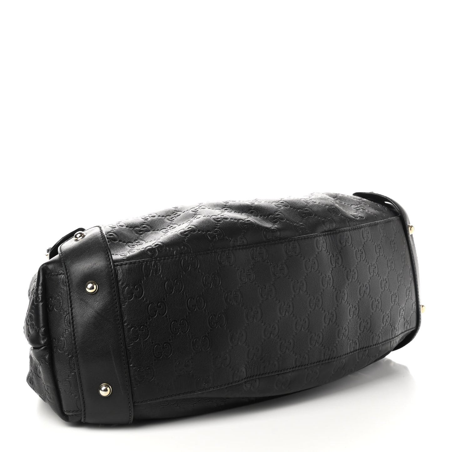 Guccissima Medium Pelham Shoulder Bag Black