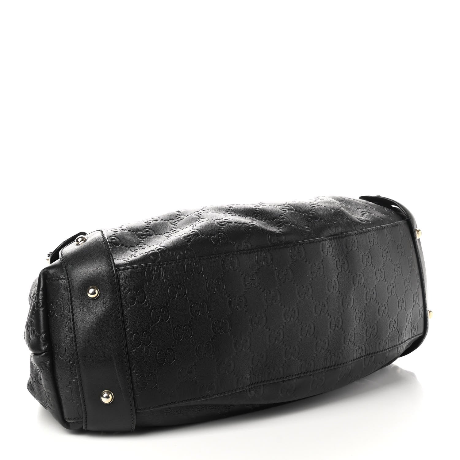 Gucci Guccissima Medium Pelham Shoulder Bag Black 4 of 12