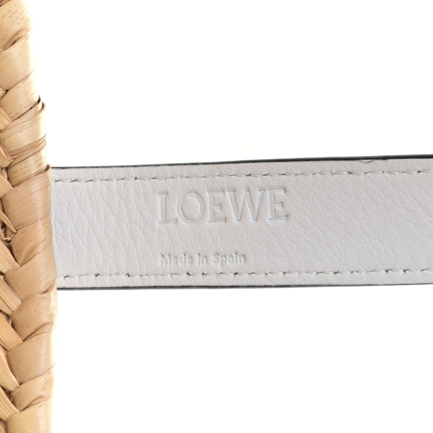 Loewe Raffia Basket Tote Bag Natural White 6 of 8