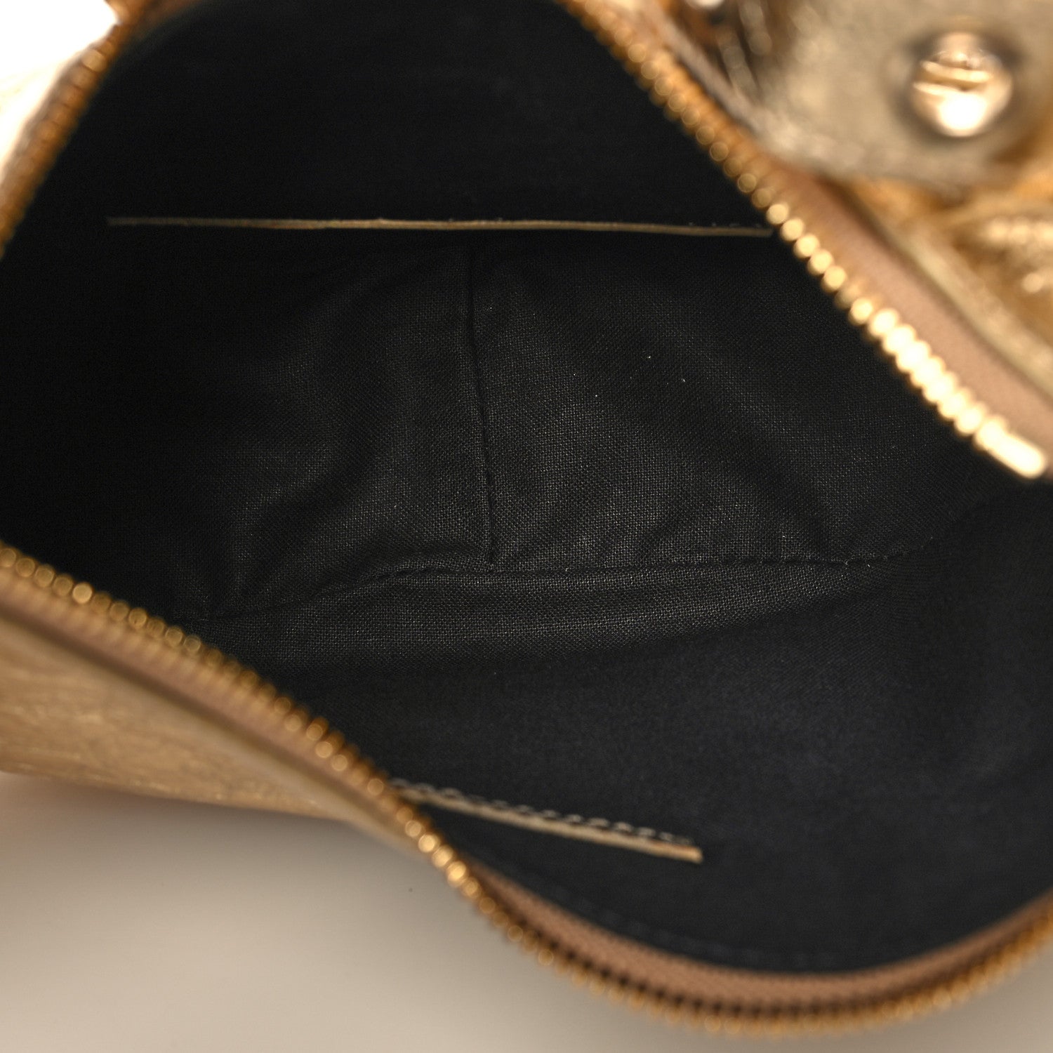 Balenciaga Metallic Agneau Arena Crystal Le Cagole Shoulder Bag XS Light Gold 6 of 12