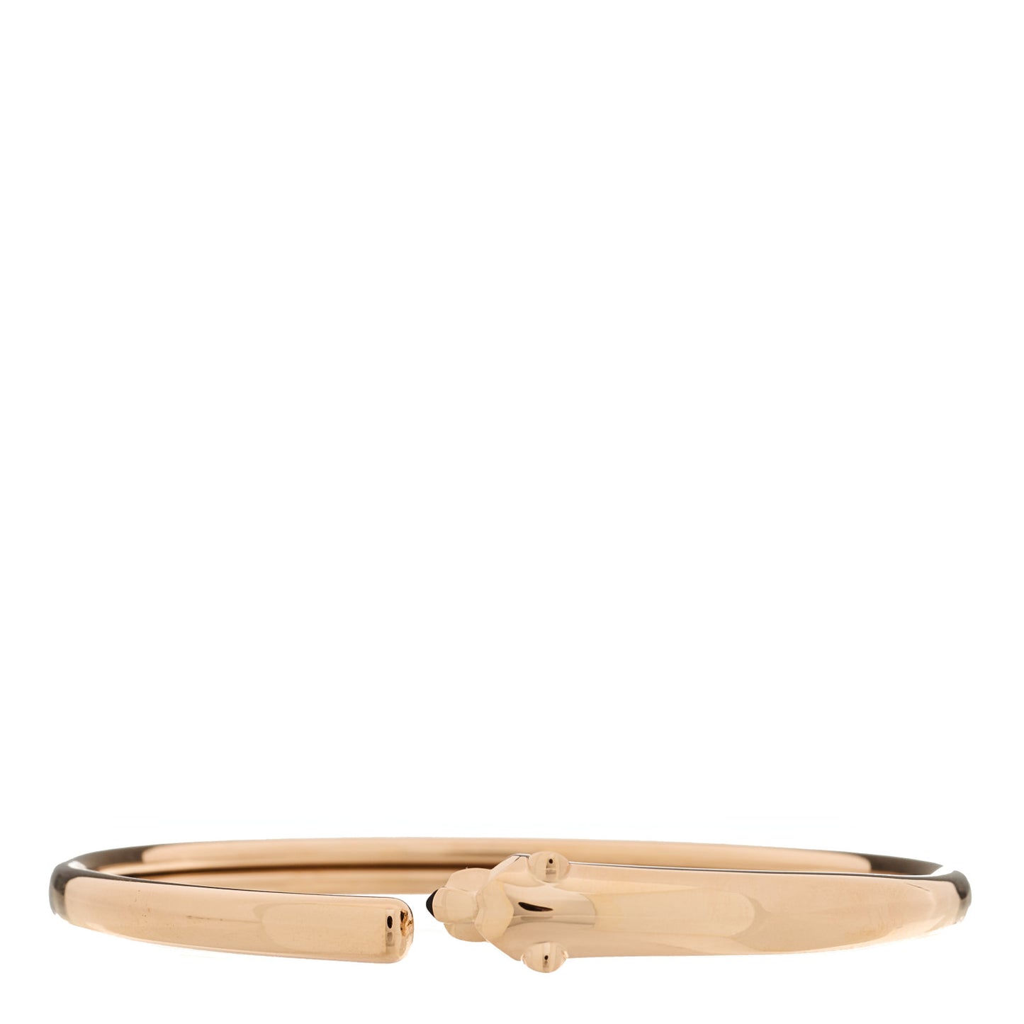 18K Pink Gold Tsavorite Black Onyx Panthere De Cartier Bracelet 18