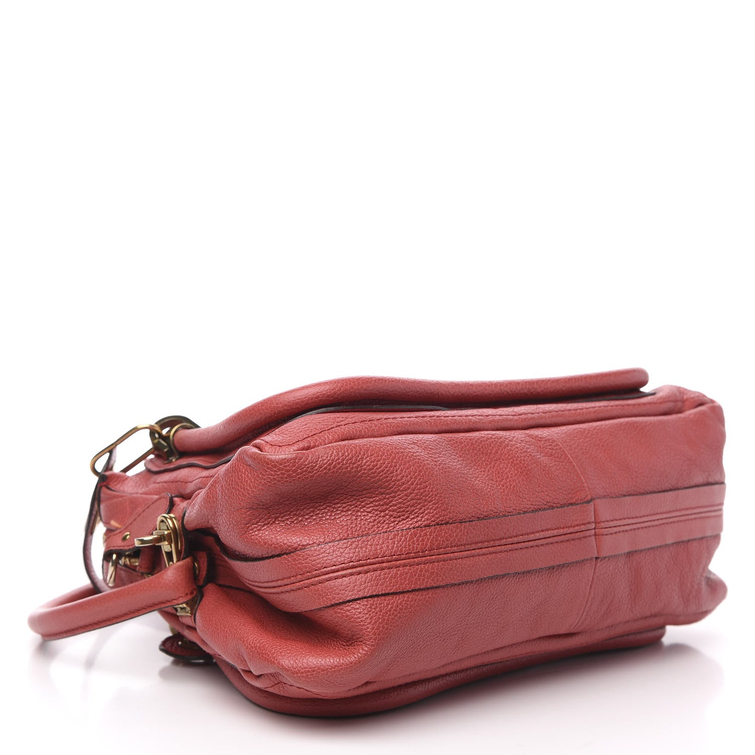 Chloe Calfskin Medium Paraty Scarlet Red 4 of 11