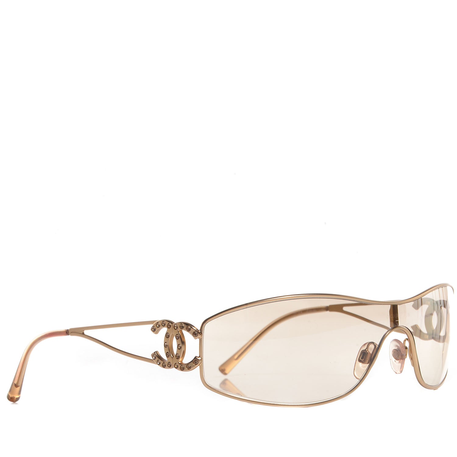 Chanel Crystal CC Logo Sunglasses 4073-B 89299 – FASHIONPHILE