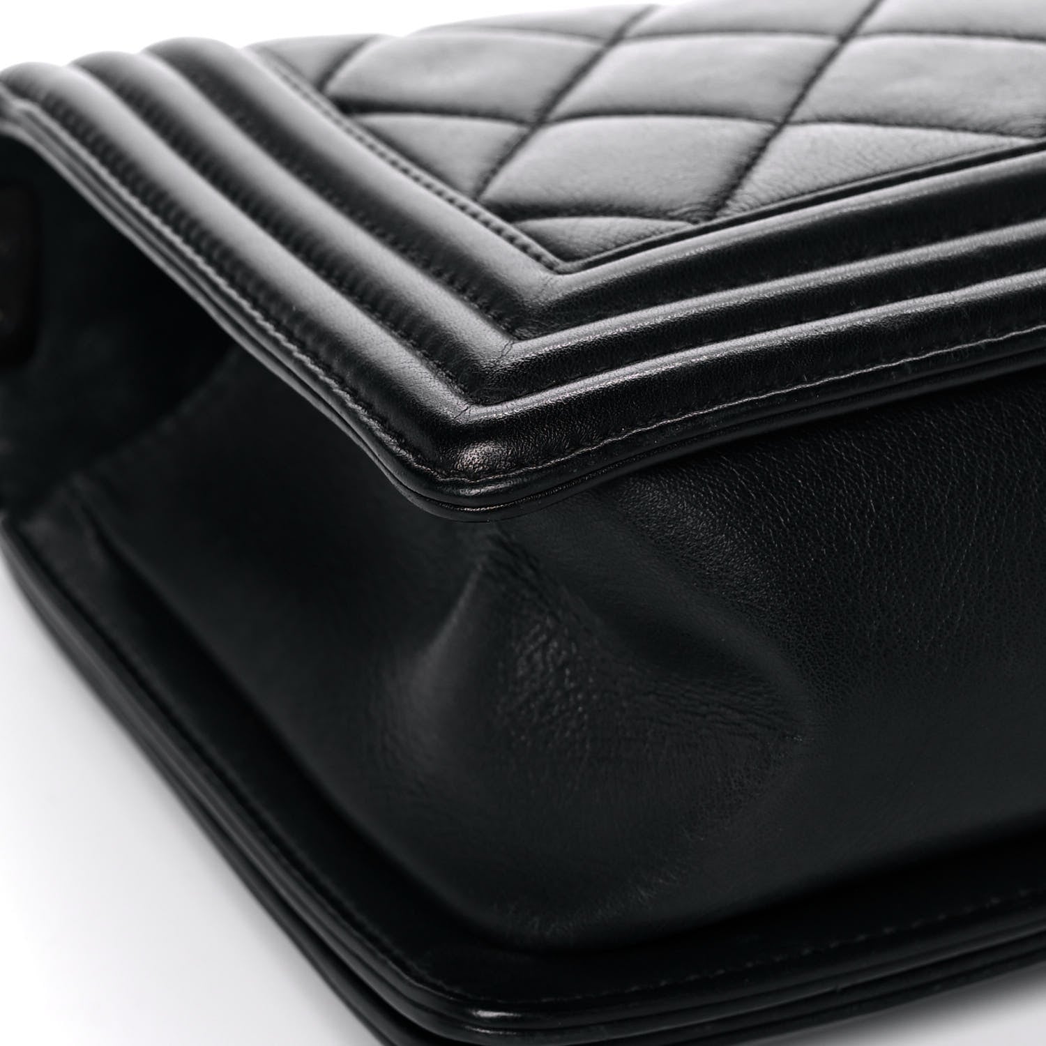 Chanel Lambskin Quilted Small Boy Flap Black 11 of 16
